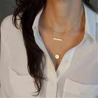 Crystal Pendant Choker Necklace