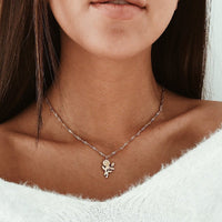 Crystal Pendant Choker Necklace