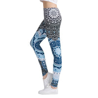 Round Ombre Printing Leggings