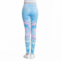 Round Ombre Printing Leggings