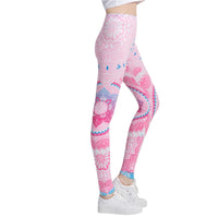 Round Ombre Printing Leggings