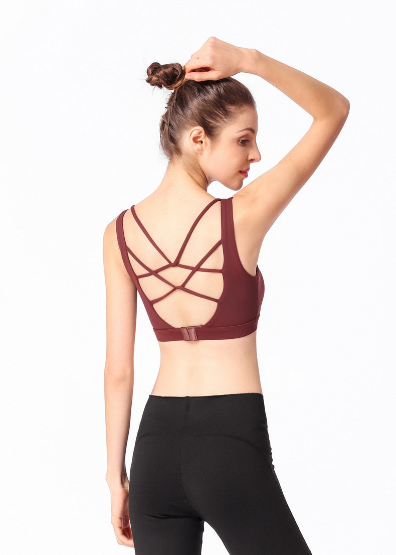 Anti-Sweat Push Up Sports Bra