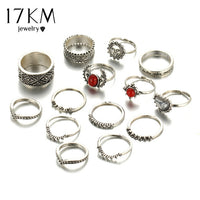 Retro Flower Infinite Knuckle Rings