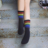 Cool Skateborad Rainbow Socks