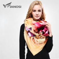 Floral Print Winter Scarf