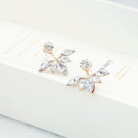 Crystal Double Sided Stud Earring