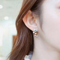 Crystal Double Sided Stud Earring