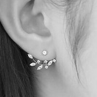 Crystal Double Sided Stud Earring