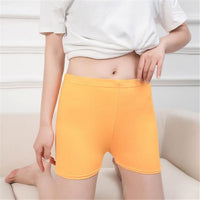 Green Elastic Waist Shorts