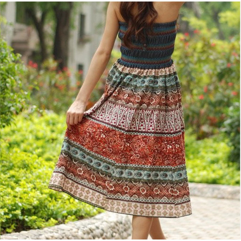 Bohemian Women Long Skirt