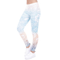 Mandala Mint Print Leggings