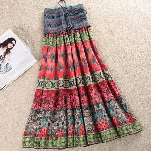 Bohemian Women Long Skirt