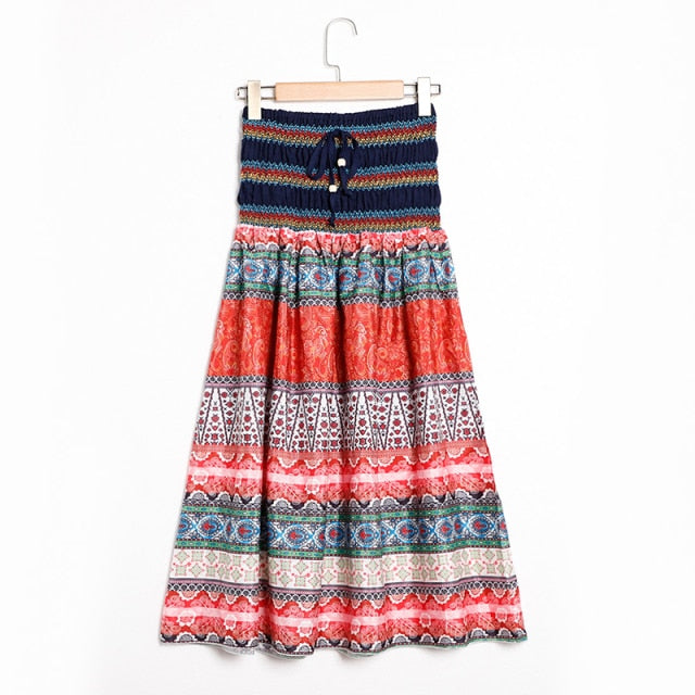 Bohemian Women Long Skirt