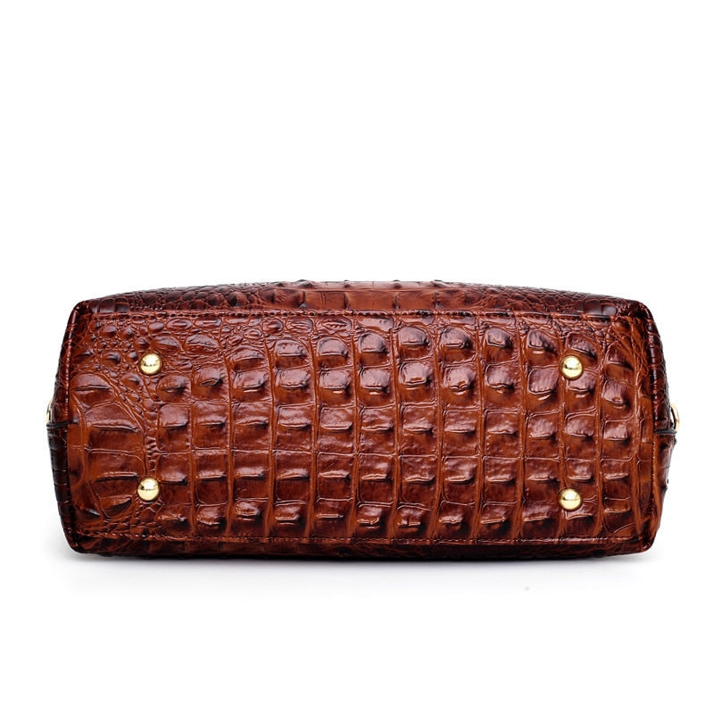 Crocodile Leather Luxury Handbag