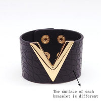 Crack Leather Bracelet