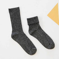 Winter Cotton Plain Socks