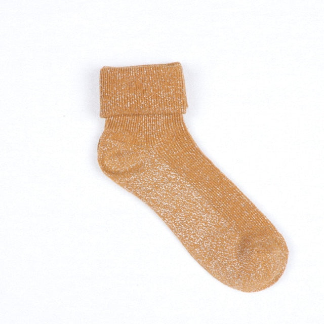 Winter Cotton Plain Socks