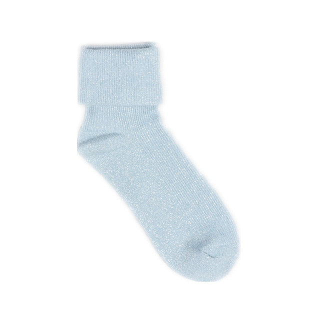 Winter Cotton Plain Socks