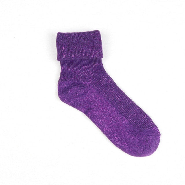 Winter Cotton Plain Socks