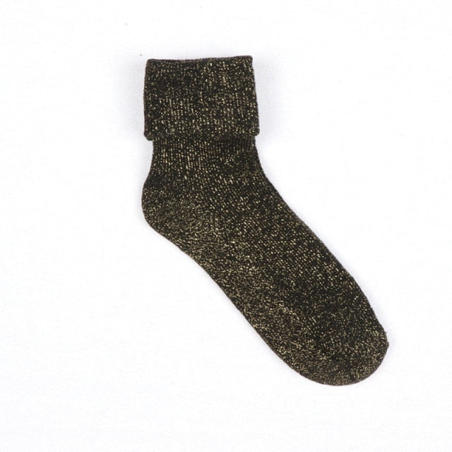 Winter Cotton Plain Socks