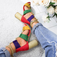 Colourful Block High Heels