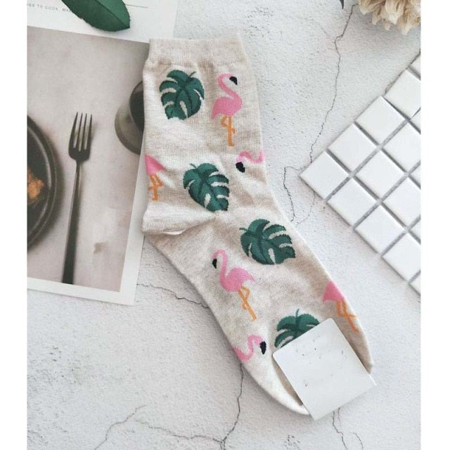 Cool Korean Printed Socks