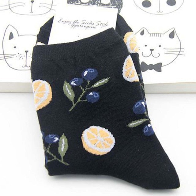 Cool Korean Printed Socks