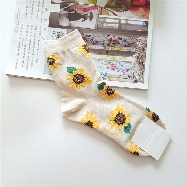 Cool Korean Printed Socks