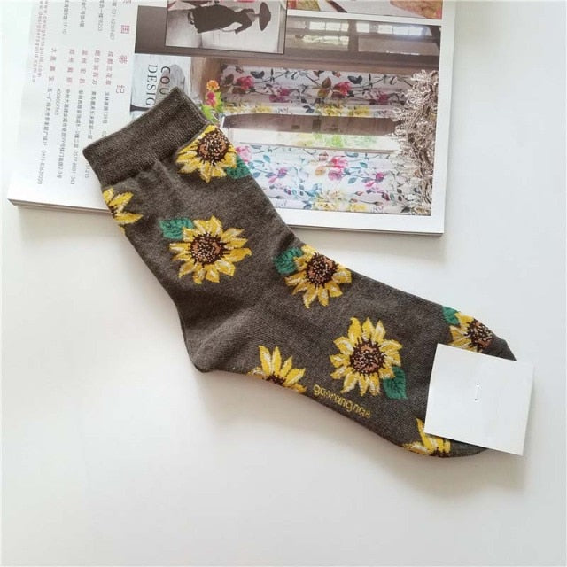 Cool Korean Printed Socks