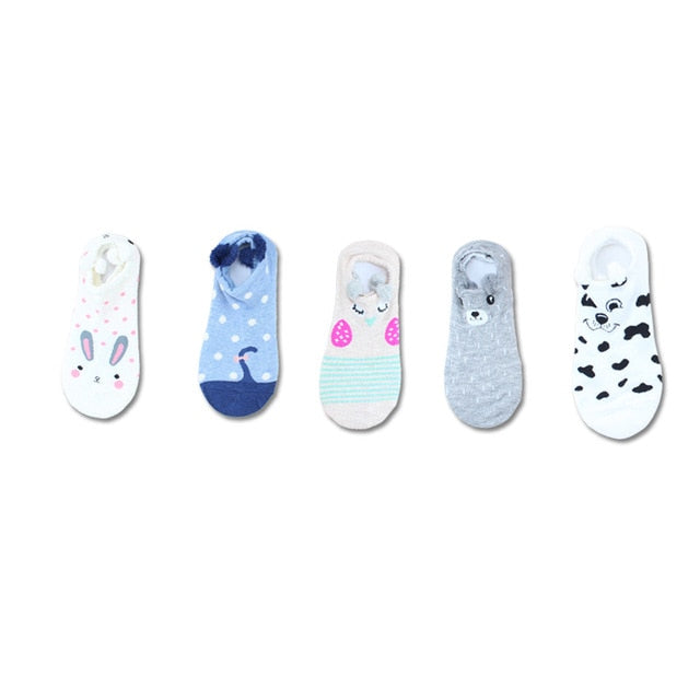 Cute Animal Cotton Socks