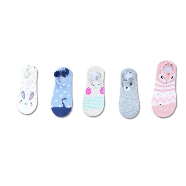 Cute Animal Cotton Socks