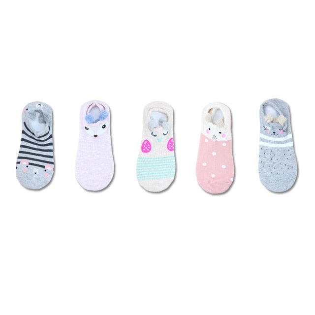 Cute Animal Cotton Socks