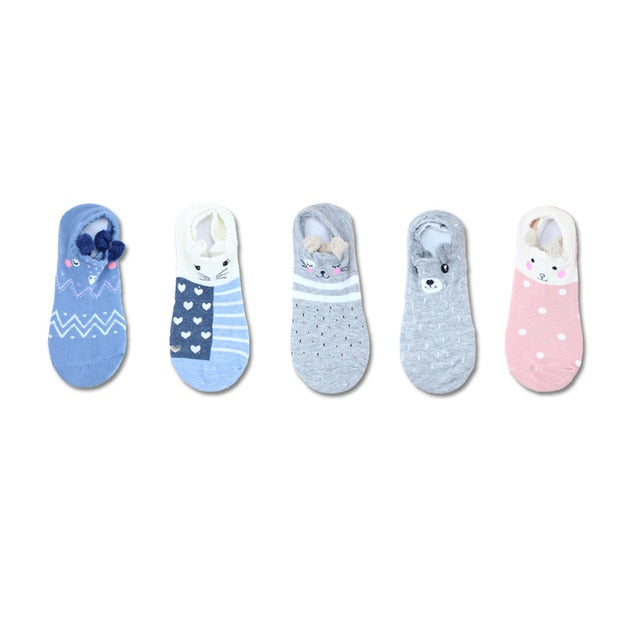 Cute Animal Cotton Socks