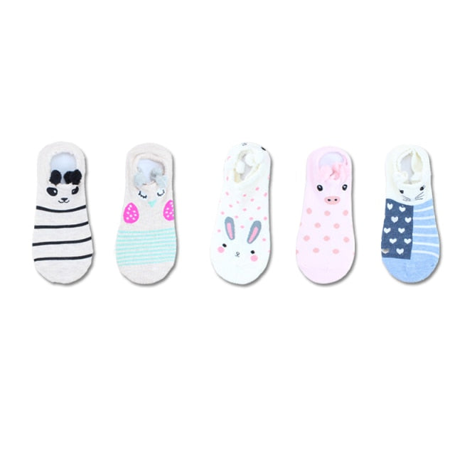 Cute Animal Cotton Socks