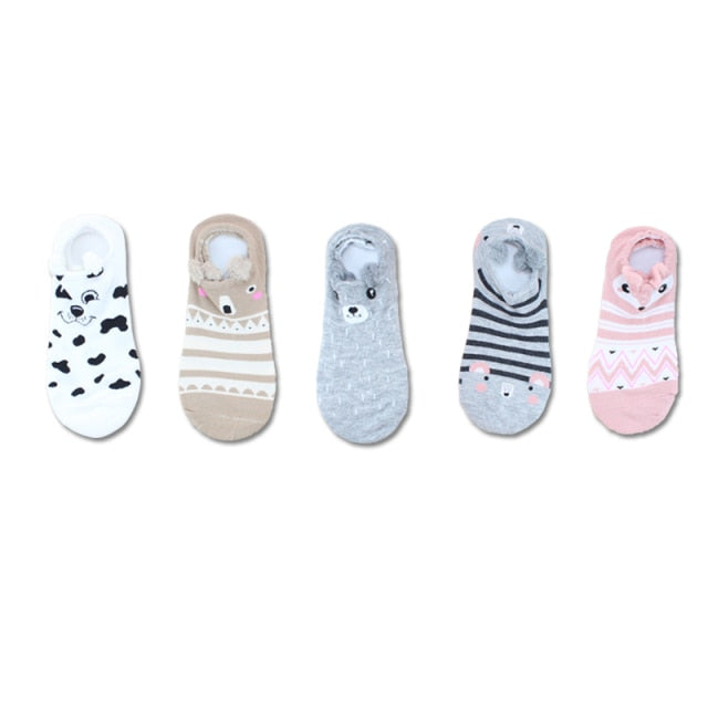 Cute Animal Cotton Socks