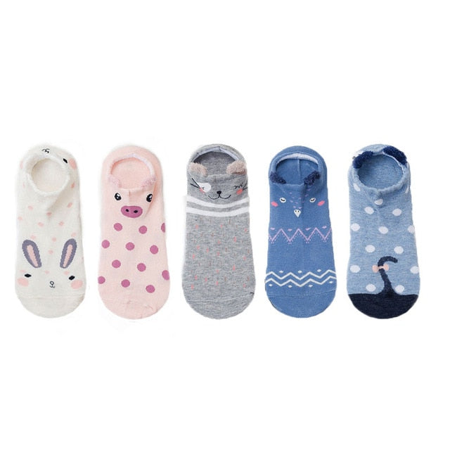 Cute Animal Cotton Socks