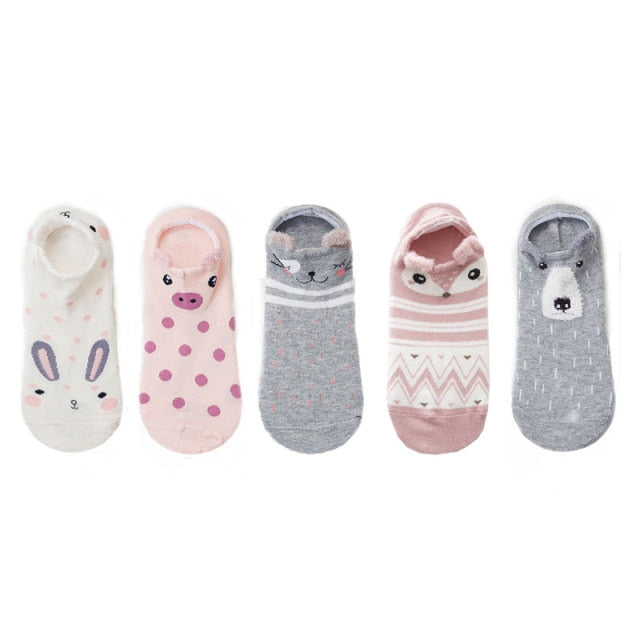 Cute Animal Cotton Socks