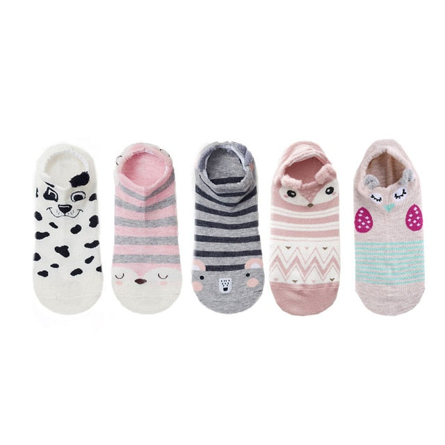 Cute Animal Cotton Socks