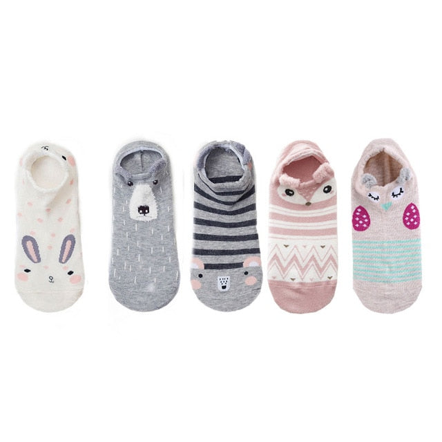 Cute Animal Cotton Socks