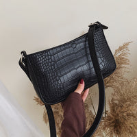 Retro Alligator Pattern Handbag