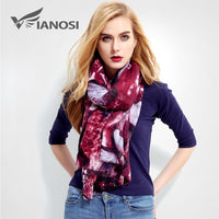 Stylish Multicolor Butterfly Print Scarf