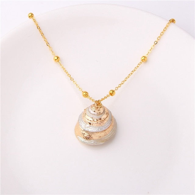 Boho Conch Shell Necklace