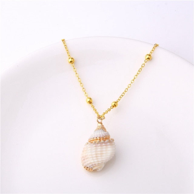 Boho Conch Shell Necklace