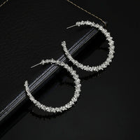 Trendy Elegant Big Simulated Pearl Earrings