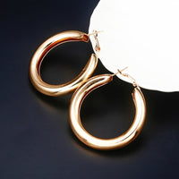 Trendy Elegant Big Simulated Pearl Earrings