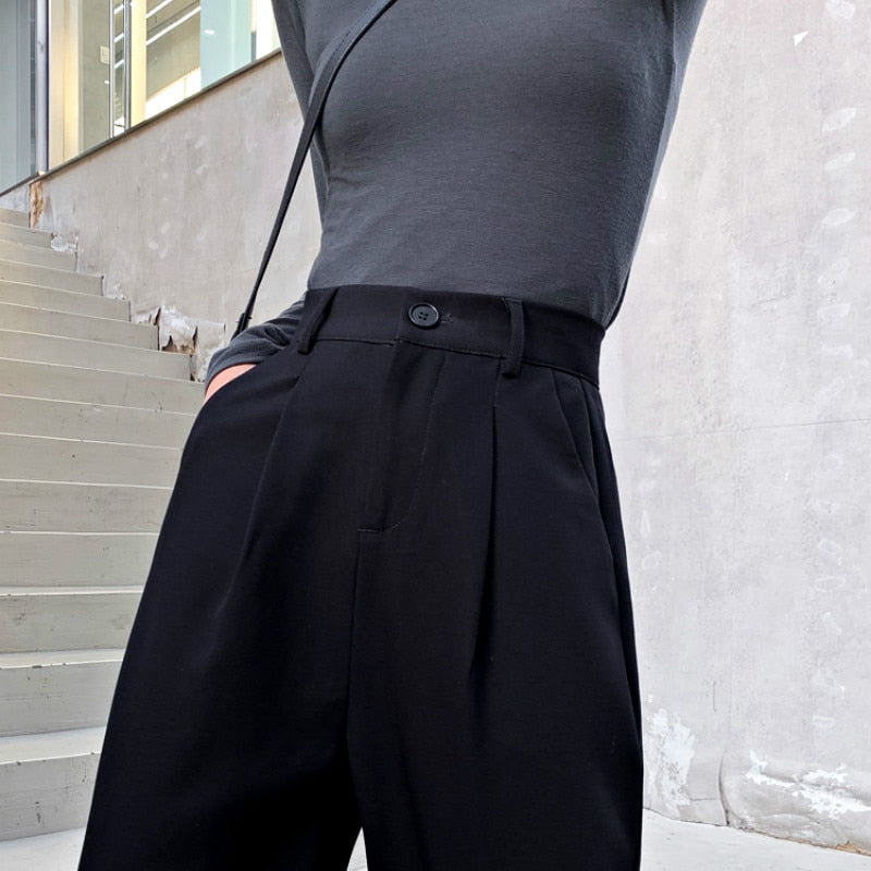 High Waist Suit Pants