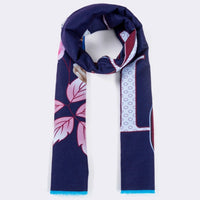 Floral Print Winter Scarf