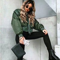 Green Bomber Jacket