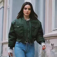 Green Bomber Jacket