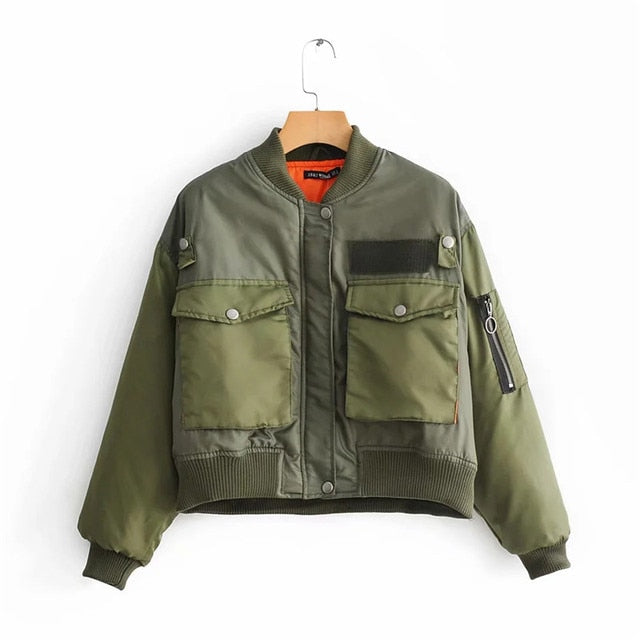 Green Bomber Jacket